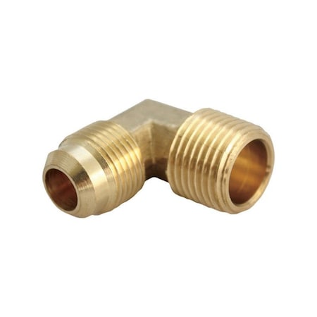 5/8 In. Flare X 1/2 In. D MPT Brass 90 Degree Street Elbow